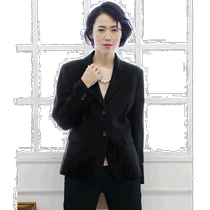 Japanese direct mail sankyo shokai womens black cashmere mink tail cropped jacket light and warm high