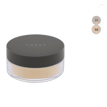 Self-operated | THREE loose powder glow #01 17g 604632] rose matte