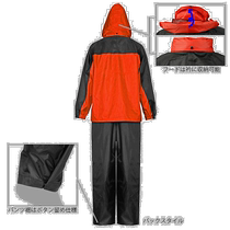 Japanese direct mail wearing HB Concept basic raincoat M red x black HB Concept
