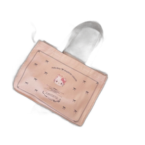 Japan direct mail MAJESTIC LEGON ladies Hello Kitty collaboration large-capacity square canvas bag