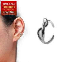 Japan direct mail MARIA BLACK Maria ear cuff 200156AG twisted hoop silver earrings