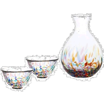 (Direct mail from Japan) ADERIA Hokkaido Glass Wine Container Sake Set 365ml About 50mm