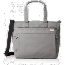 (Direct mail from Japan) Anello shoulder bag lightweight waterproof variegated polyester two-way handbag gray
