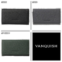 Japan direct mail VANQUISH key bag mens 5-row L-shaped zipper key bag navy dark green 43310