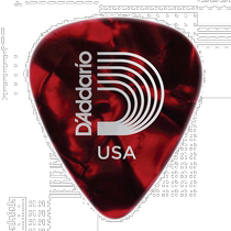 (Direct mail from Japan) Daddario Guitar Pick Red Pearl 1 00mm Standard Type 1CRP6-25 25