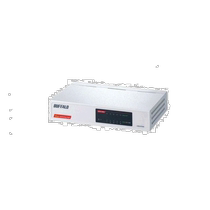 (Direct mail from Japan) BUFFALO Gigabit Metal Case Built-in Power Supply 5 Ports White Switch Set