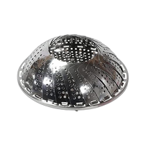 (Direct Mail from Japan) Pearl Metal Steamer Natural Color Free Size Expands Cooking Range