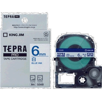 日本直邮日本直购KING JIM Tepra PRO 磁带盒宽度 6mm 白色SS6B