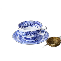 Japanese direct mail Spode Spode Blue Italian tea cup saucer ceramic coffee cup
