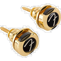 Self-operated｜Fenderreg Guitar Strap Lock Pin Accessory ' F' Lock Gold Connection