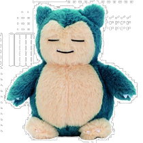 (Direct mail from Japan) Pokémon KutaKutaTatta Series Plush Toy S Kirby High