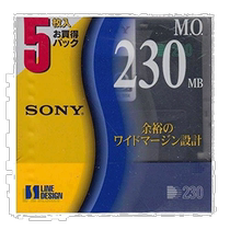 Self-operated|Sony Sony 3 5-inch 230MBMO media 5 pack 5EDM-230C