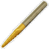(Direct mail from Japan) Fujiwara Industrial 3mm shaft diameter hard rotary file milling cutter triangle 3 0×12mm ST