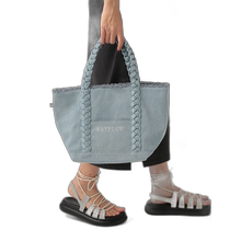 Japanese direct mail BAYFLOW ladies denim pattern handbag 996635