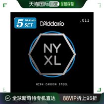 (Direct Mail from Japan) Daddario Electric Guitar Acoustic Guitar Strings Rose Plain NYXL Steel 0 011 NYS01