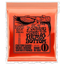 (Direct mail from Japan) Ernie Ball Electric Guitar Strings 2615 7 Strings (10-62) TOP