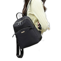 Japanese direct mail florist (lightweight waterproof) stitched leather × nylon womens backpack Mommy