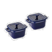 (Direct mail from Japan) Staub enamel cast iron utensil baking tin heat-resistant microwave oven compatible