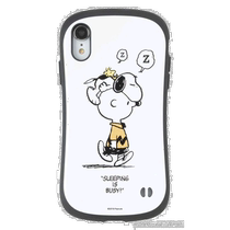 (Direct mail from Japan) HameeiFaceFirstClass Snoopy iPhoneXR mobile phone case white