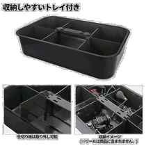 Japan direct mail XOOX EVA Langan fishing gear bag with tray 40 cm gray camouflage