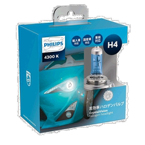 Self-operated｜Philips car halogen headlight H4 4300K ​​12V 60 55W 2 pieces of halogen light bulbs