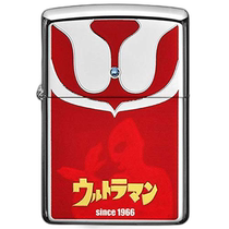 (Прямая почтовая рассылка из Японии) Зажигалка ZIPPO из чистого серебра Серебристый × красный × 23-каратное золото Памятная модель Ultraman