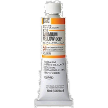 (Direct mail from Japan) Holbein Oil Paint Dark Cadmium Yellow H253 40ml (No. 9)