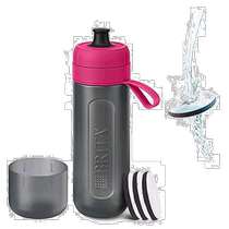 (Direct mail from Japan) Brita portable water purification kettle 600ml with 3 filters pink