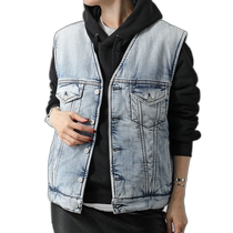 Japon publipostage Acne Studios gilet en jean C90152 FN-UX-OUTW000026 femme homme