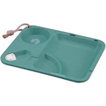 (Direct Mail from Japan) Deer Tableware Plate Lunch Plate Square Green TAKE-FIBER UP-2674