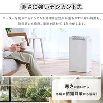 Japan Direct mail Iris Ohyama KIJD-P20-W desiccant clothes dry dehumidifier 2 2L 