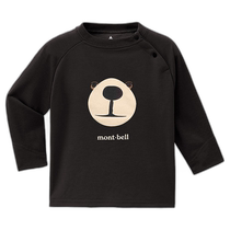 Japan direct mail MONTBELL WIC long-sleeved T-shirt baby Monta bear face 80-90