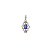 Japanese direct mail agete Akado womens colorful natural stone charm pendant 10242117081