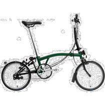 Self-operated｜Brompton folding bicycle blue light and portable 22 M6R CL