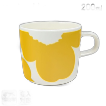 Japan direct mail Marimekko coffee cup mug 200ml Unikko Unikko white × 7
