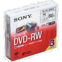 (Direct Mail from Japan) SONY Recording Camera DVD-RW 8cm 3 Pack 3DMW60A