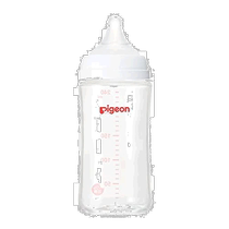 (Japan Direct Mail) Pgeon Breast Milk Solid Sensation Lactation Bottle 240 ml over 3 months Heat resistant glass