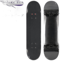 Japanese direct mail skateboard for men and women 31 5 8 0 inch silver fox SI wooden skateboard complete finished product limit