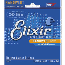 (Direct mail from Japan) Elix guitar strings NANOWEB Custom Light 009- 046 #12