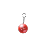 (Direct mail from Japan) Keychain Mascot Ball Sasaki New Gymnastics Red (R) Diameter 4cm