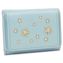 Japan direct mail JIMMY CHOO womens mini tri-fold wallet NEMO CZNAXES] change