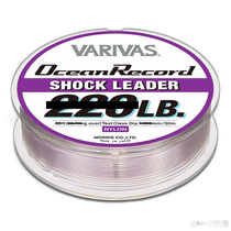 Japan direct mail VARIVAS Ocean Record Shock Leader 50m 140lb fog purple
