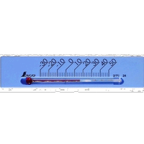 (Japan Direct Mail) Shinwa Assay Square Thermometer Blue Cross Section 13 13 5cm 48787
