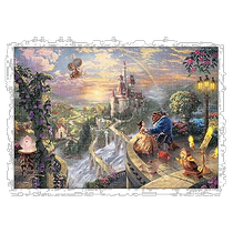 Japan Direct Post (Japan Direct Post) Tenyo puzzle Beauty and the Beast 500 slices of 25x36cm DSG-