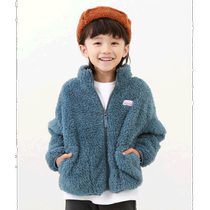 Japan Straight Mail Devrock Children Full Zipper Lamb Sude Jacket Light