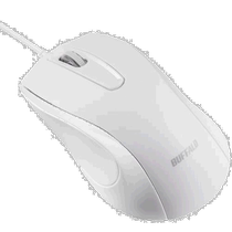 Japan Direct Mail (Japan Direct Mail) Buffo Bafa Mouse White BSMBU115WH