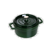 (Japanese direct mail) Staub enamel pot Pico Cocotte Round Roehler Green 18 cm Two hands