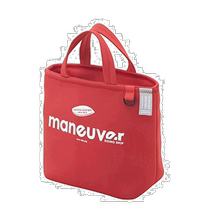 (Direct Mail from Japan) Cb Japan Lunch Box Bag Red Durable Atmosphere White Letter Print 7L DSK