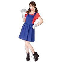 (Direct Mail from Japan) Clearstone City Party Level Mario Style Suspender Skirt Top and Gloves Combo