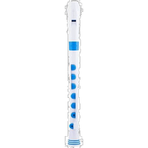 (Japan Direct Mail) Nuvo Western Blown Muster Nuovo Plastic-Made-Style Vertical Flute Silicone Press White Blue